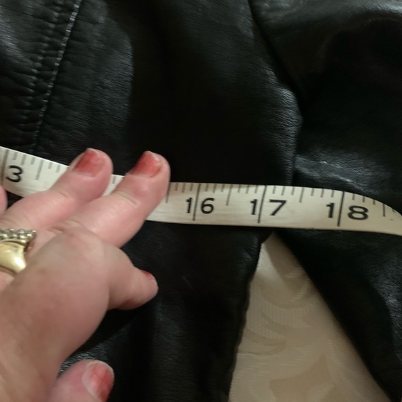 XS STUDDED FAUX LEATHER JACKET - Picture 7 of 9